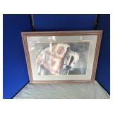 Print of Water Color Rocking Chair with Blanket