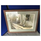 Front Poarch Scene Print of Water Color By Hazel H