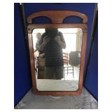 Cherry Depression Era Wall Mirror