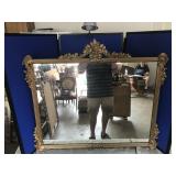 Ornate Gold Leaf Mirror