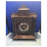 Antique Walnut Wall Clock from Germany