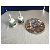 2 Bicentennial Limited Edition Bells by Danbury Mi