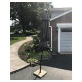 Large Deck Umbrella w/ Marble Base