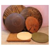 Lot of Lazy Susans & Stands