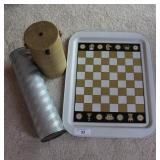 Vintage Bottle Keepers & Serving Tray