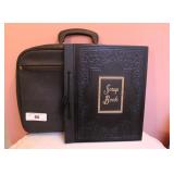 Leather Case & Antique Scrap Book