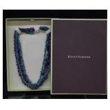 Ross + Simons Turquoise & Amethyst Bead Necklace