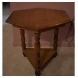 Oak Octagonal Side Table