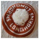 Vintage Texas Longhorns Knitted Cap w/ Pom-pom
