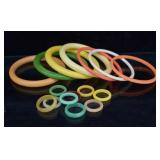 Vintage Bakelite Bangle Bracelets & Rings