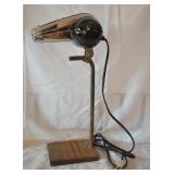 Antique Hair / Blow Drier on Heavy Metal Stand
