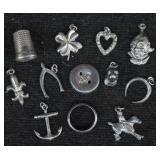 Vintage / Antique Sterling Silver Charms