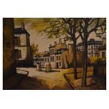Original Jacques Pergel Parisian Cityscape O/C