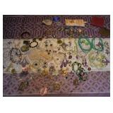 Large Lot of Vintage Costume Jewelry