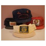 4 pcs. Vintage Advertising Trucker Hats - Case