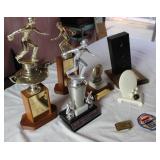 Lot of Bowling Trophies & Ephemera