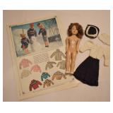 Vintage Lingerie Lou Doll w/ Hand Made Dress