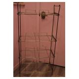 Mid-Century Metal Rack / Shelf