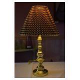 Vintage Brass Desk / Accent Lamp - Works