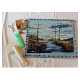 Matsubato Needle Point Art w/ Accessories