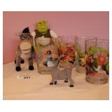 Shrek 3 Glasses Set & Toys