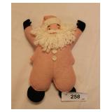 Vintage Handmade Pink Felt Santa