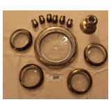 Frank M Whiting & Co Sterling Coaster Set & More