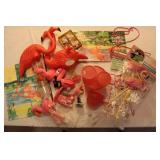 Lot of Flamingo Decor