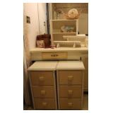 Lot of  Decorative Storage Shelves