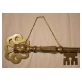 Vintage Brass Key Organizer Front Door Key Keeper
