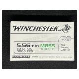 WINCHESTER 5.56 MM 62 GRAIN 20 ROUNDS