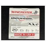 WINCHESTER 20 GAUGE LEAD LOAD 25 ROUNDS