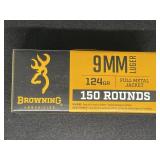 BROWNING 9 MM LUGER 124 GR 150 ROUNDS