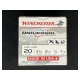 WINCHESTER 20 GAUGE LEAD LOAD 25 ROUNDS