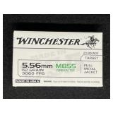 WINCHESTER 5.56 MM 62 GRAIN 20 ROUNDS