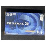 FEDERAL 30-06 150 GRAIN SPRG 20 ROUNDS