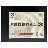 FEDERAL 22 LR 40 GRAIN 325 ROUNDS