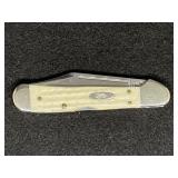 CASE COPPER LOCK WHITE SINGLE BLADE KNIFE