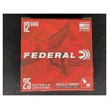 FEDERAL FIELD & TARGET 12 GAUGE 25 ROUNDS