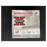 WINCHESTER SUPER X HEAVY LOAD 12 GAUGE 25 ROUNDS