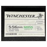 WINCHESTER 5.56 MM 62 GRAIN 20 ROUNDS