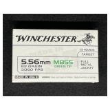 WINCHESTER 5.56 MM 62 GRAIN 20 ROUNDS