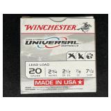 WINCHESTER 20 GAUGE LEAD LOAD 25 ROUNDS