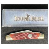 ROUGH RIDER RR403 MULTI BLADE KNIFE & CASE W/ BOX