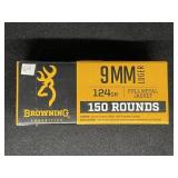 BROWNING 9 MM LUGER 124 GR 150 ROUNDS