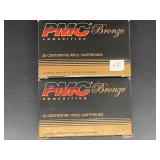 2 BOXES PMC BRONZE 223 REMINGTON 20 ROUNDS
