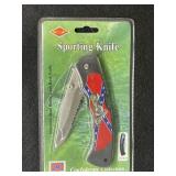 SPORTING KNIFE BIG CAT CONFEDERATE COLLECTION