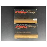 2 BOXES PMC BRONZE 223 REMINGTON 20 ROUNDS