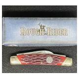 ROUGH RIDER RR403 MULTI BLADE KNIFE & CASE W/ BOX