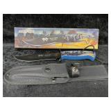 FROST CUTLERY BATTLE OF SHILOH 12" KNIFE W/SHEATH